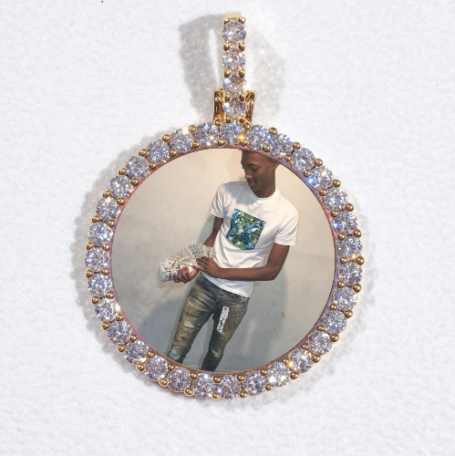 3D CIRCLE CUSTOM PICTURE PENDANT SMALL SIZE