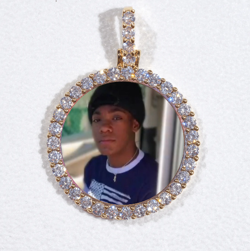3D CIRCLE CUSTOM PICTURE PENDANT SMALL SIZE