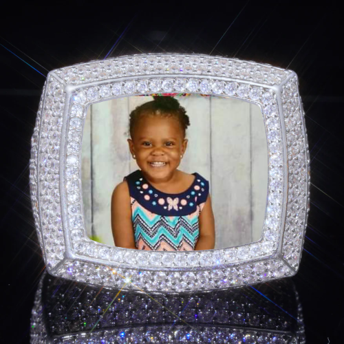 3D CUSTOM PICTURE ICED RING