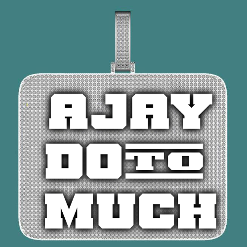 CUSTOM LETTER NECKLACE 3D BIG SQUARE