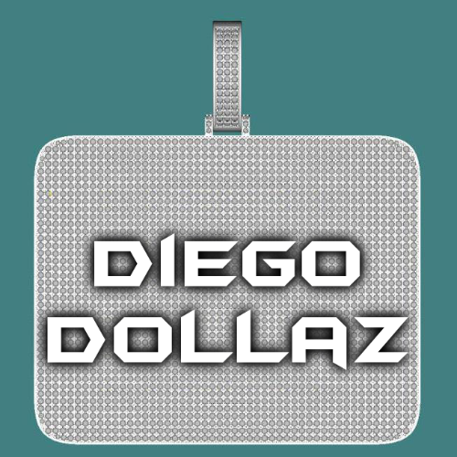 CUSTOM LETTER NECKLACE 3D BIG SQUARE