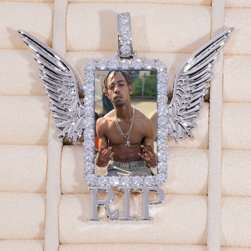 RIP WING 3D CUSTOM PICTURE PENDANT