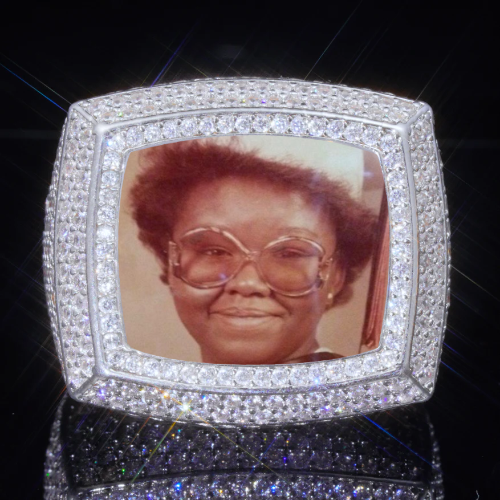 3D CUSTOM PICTURE ICED RING