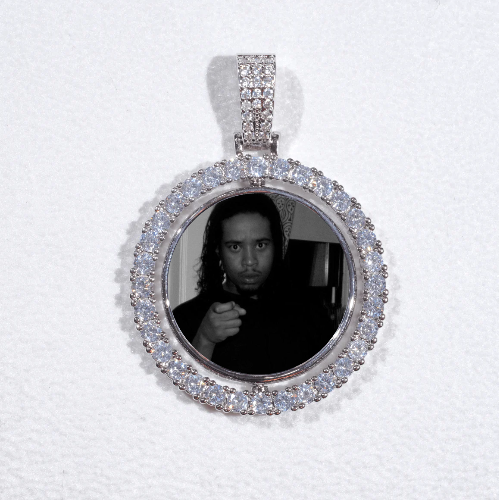 3D Spinning 2-Faced Custom Picture Pendant
