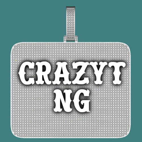 CUSTOM LETTER NECKLACE 3D BIG SQUARE