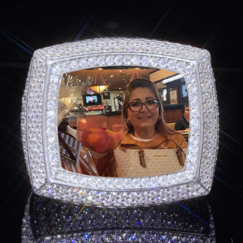 3D CUSTOM PICTURE ICED RING