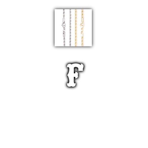 Custom Letters Freibeuter Font Necklace