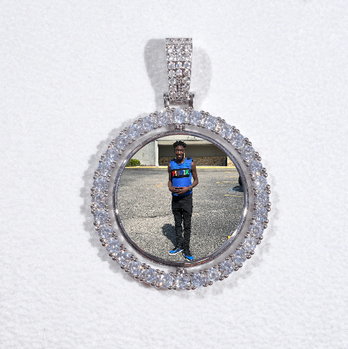 3D Spinning 2-Faced Custom Picture Pendant