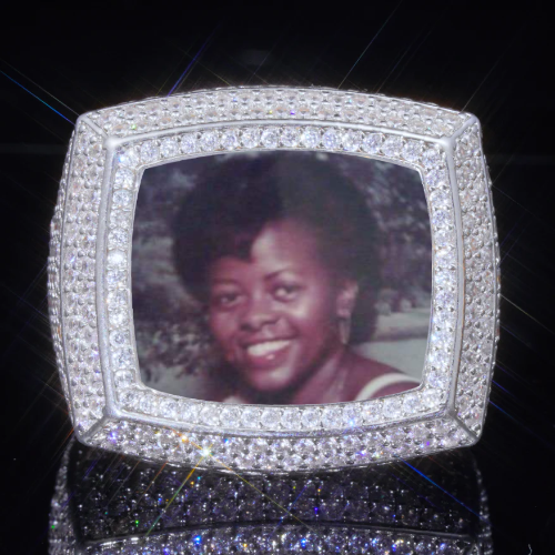 3D CUSTOM PICTURE ICED RING