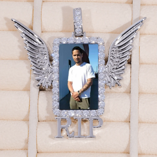 RIP WING 3D CUSTOM PICTURE PENDANT