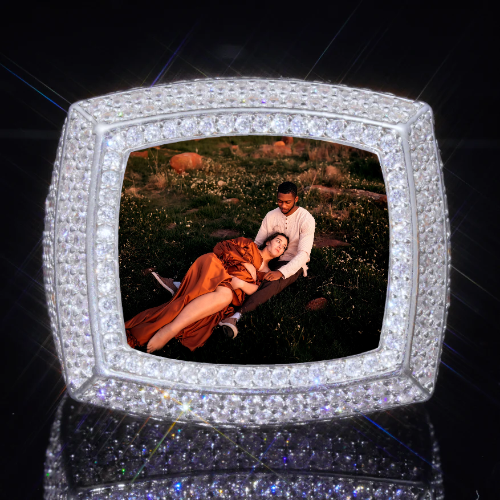 3D CUSTOM PICTURE ICED RING