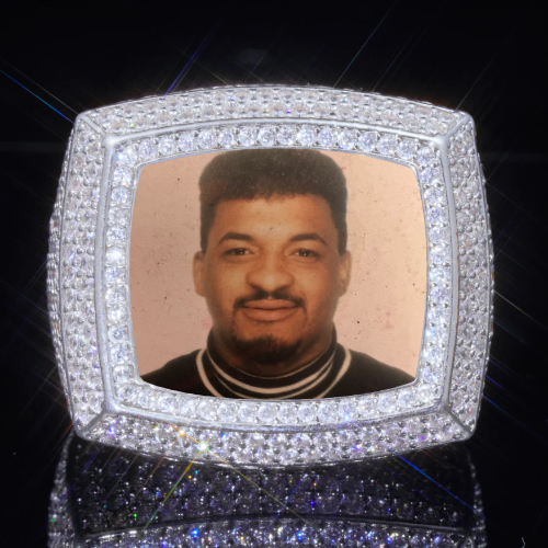 3D CUSTOM PICTURE ICED RING