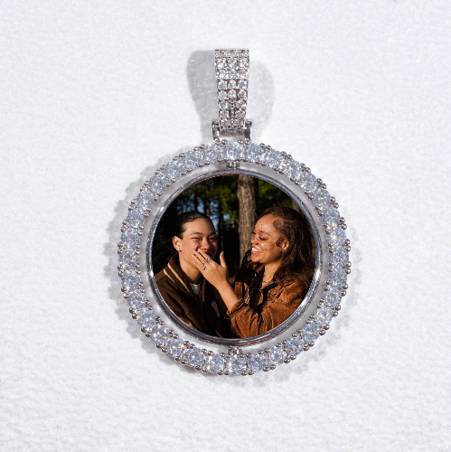 3D Spinning 2-Faced Custom Picture Pendant
