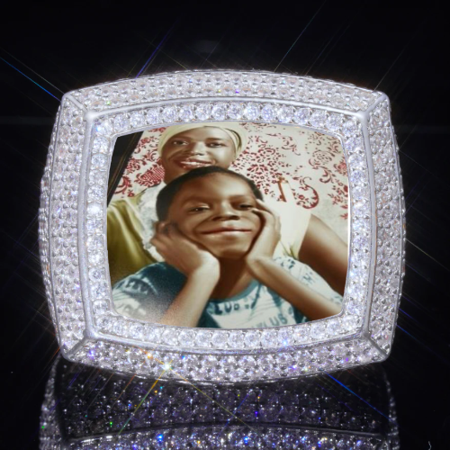 3D CUSTOM PICTURE ICED RING