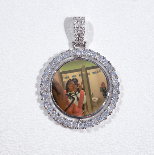 3D Spinning 2-Faced Custom Picture Pendant