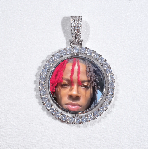 3D Spinning 2-Faced Custom Picture Pendant