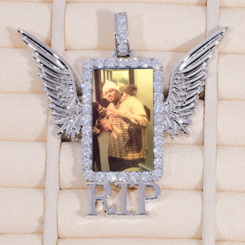 RIP WING 3D CUSTOM PICTURE PENDANT