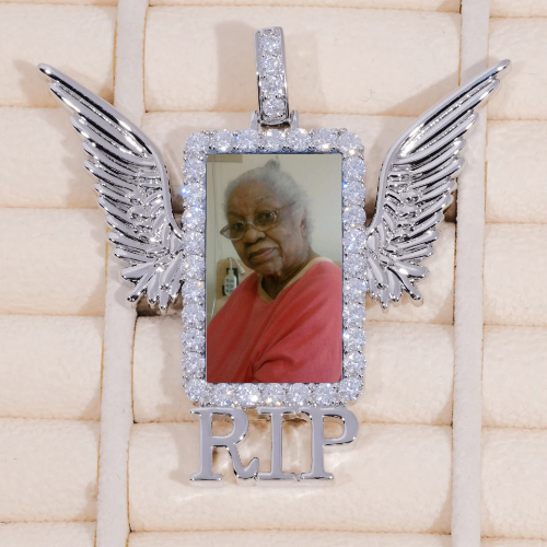 RIP WING 3D CUSTOM PICTURE PENDANT
