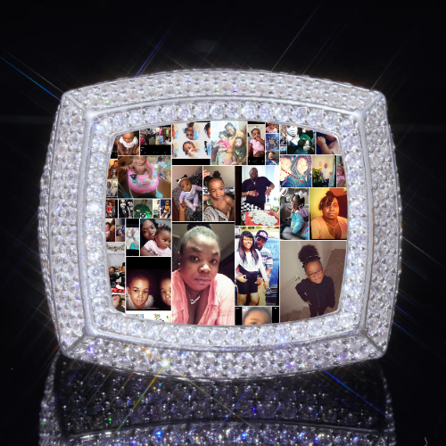 3D CUSTOM PICTURE ICED RING