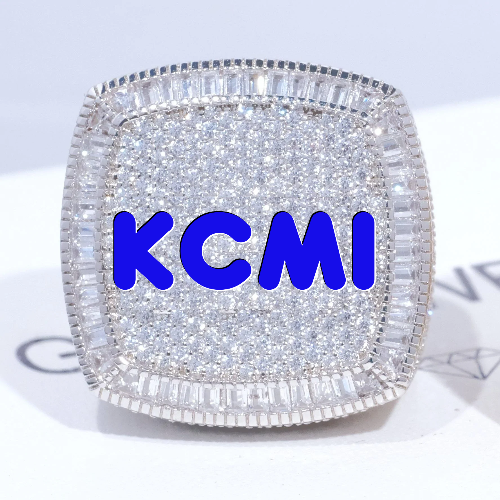 CUSTOM LETTER 3D ICED RING