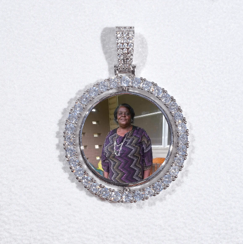 3D Spinning 2-Faced Custom Picture Pendant