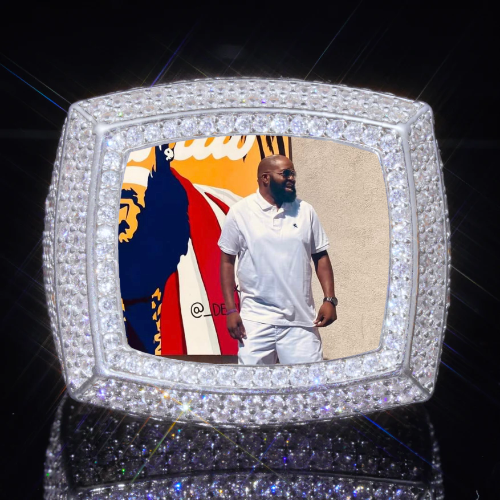 3D CUSTOM PICTURE ICED RING