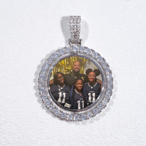 3D Spinning 2-Faced Custom Picture Pendant