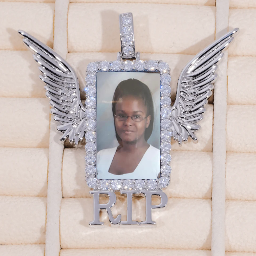 RIP WING 3D CUSTOM PICTURE PENDANT