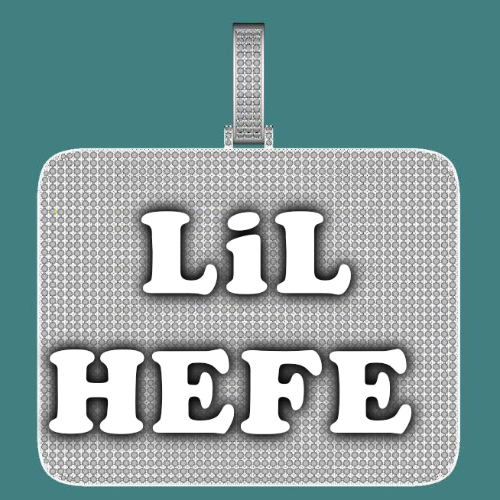 CUSTOM LETTER NECKLACE 3D BIG SQUARE