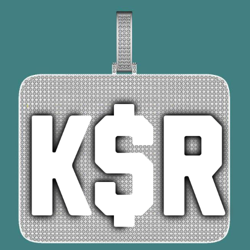 CUSTOM LETTER NECKLACE 3D BIG SQUARE