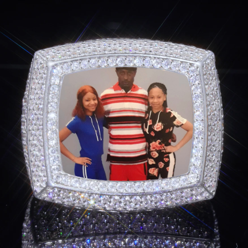 3D CUSTOM PICTURE ICED RING