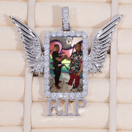 RIP WING 3D CUSTOM PICTURE PENDANT
