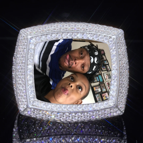3D CUSTOM PICTURE ICED RING