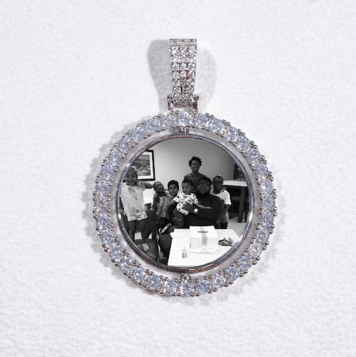 3D Spinning 2-Faced Custom Picture Pendant