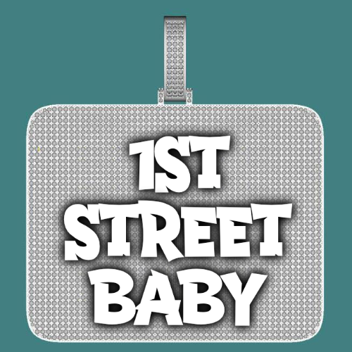 CUSTOM LETTER NECKLACE 3D BIG SQUARE