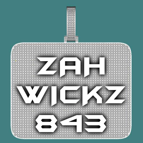 CUSTOM LETTER NECKLACE 3D BIG SQUARE