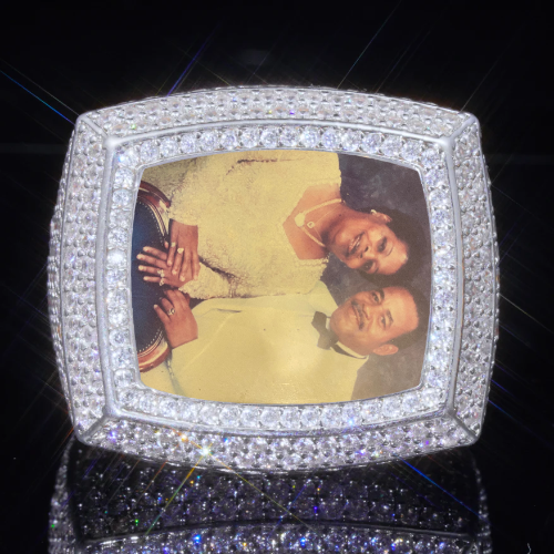 3D CUSTOM PICTURE ICED RING