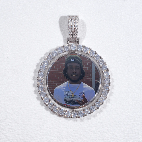 3D Spinning 2-Faced Custom Picture Pendant