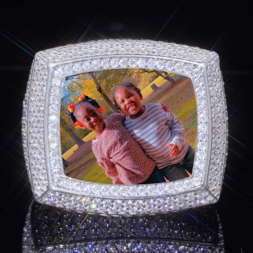 3D CUSTOM PICTURE ICED RING