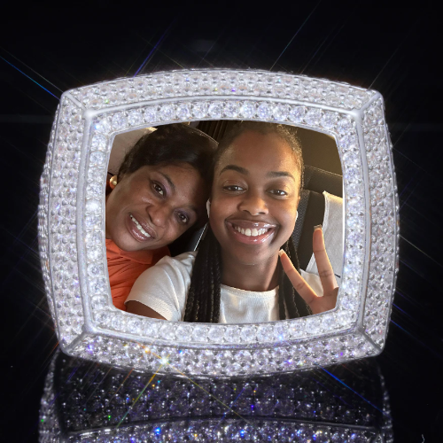 3D CUSTOM PICTURE ICED RING