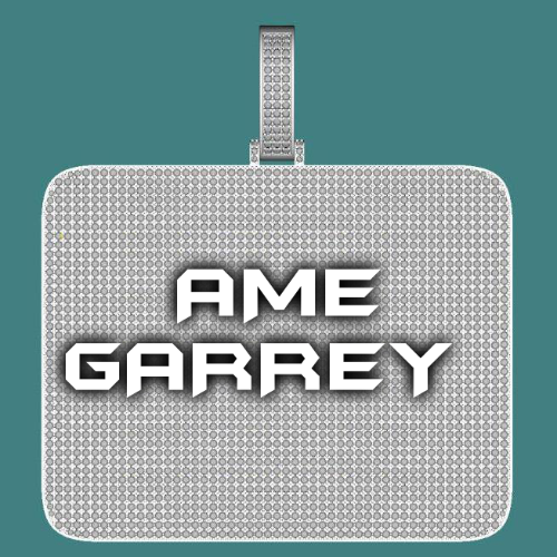 CUSTOM LETTER NECKLACE 3D BIG SQUARE