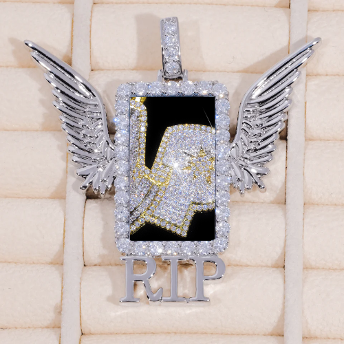 RIP WING 3D CUSTOM PICTURE PENDANT