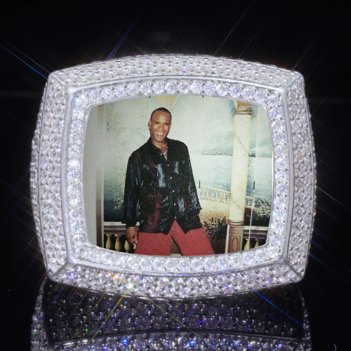 3D CUSTOM PICTURE ICED RING