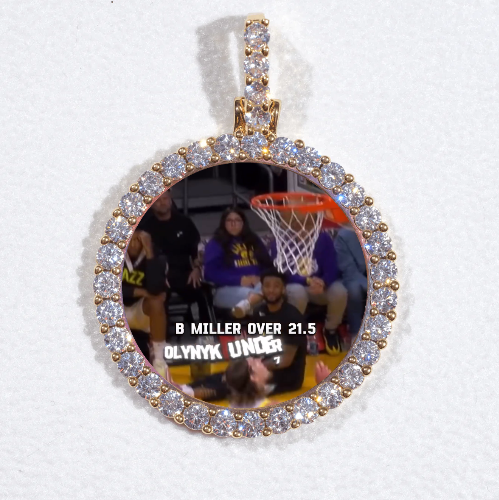 3D CIRCLE CUSTOM PICTURE PENDANT SMALL SIZE