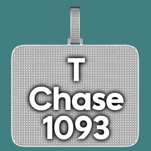 CUSTOM LETTER NECKLACE 3D BIG SQUARE