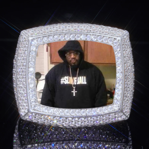 3D CUSTOM PICTURE ICED RING