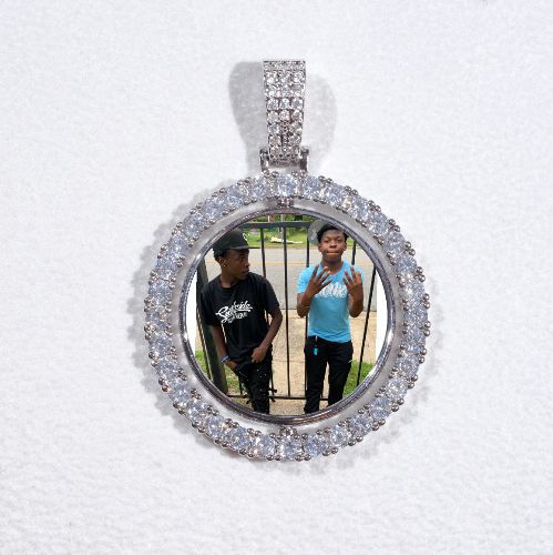 3D Spinning 2-Faced Custom Picture Pendant