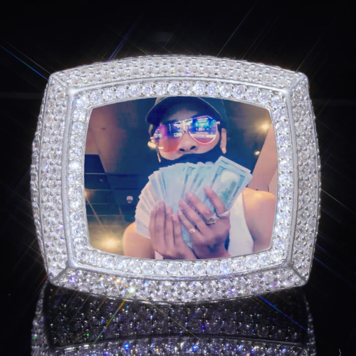 3D CUSTOM PICTURE ICED RING