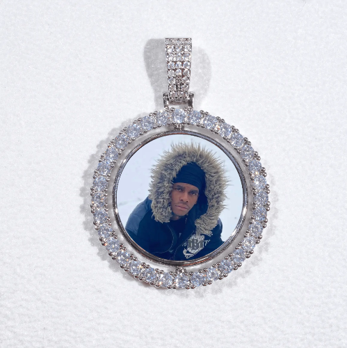 3D Spinning 2-Faced Custom Picture Pendant
