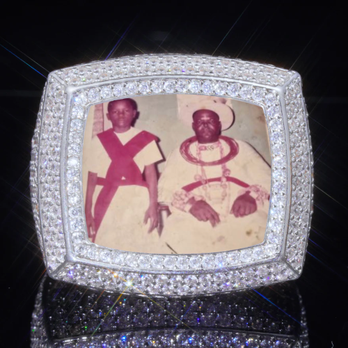 3D CUSTOM PICTURE ICED RING